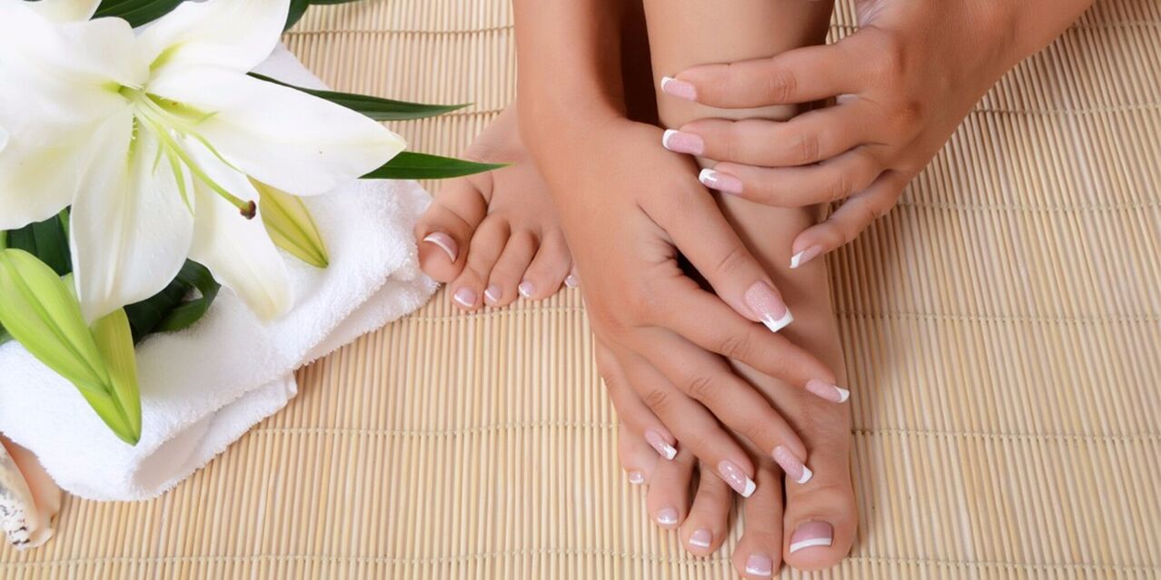 gezonde handen en voeten na schimmelbehandeling
